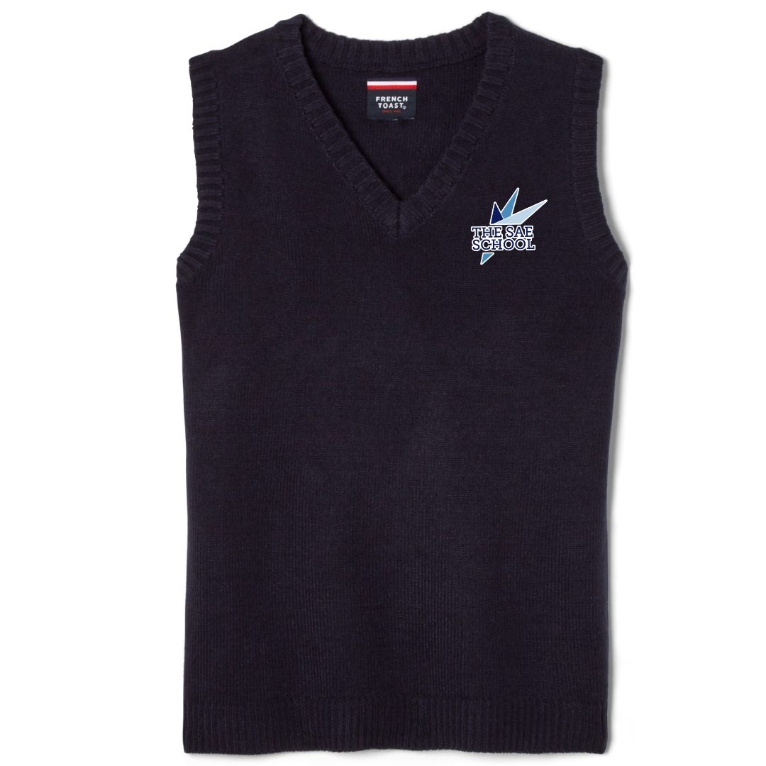 The SAE School - Co-Ed Youth / Adult V-Neck Sweater Vest