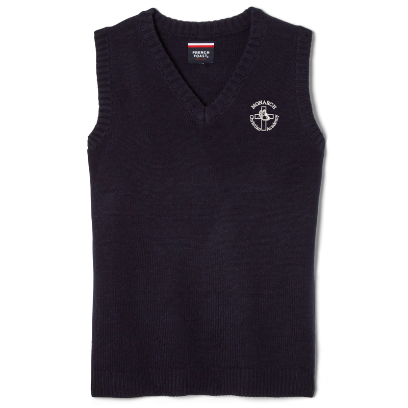 Monarch Christian Montessori- Boy's V-Neck Sweater Vest