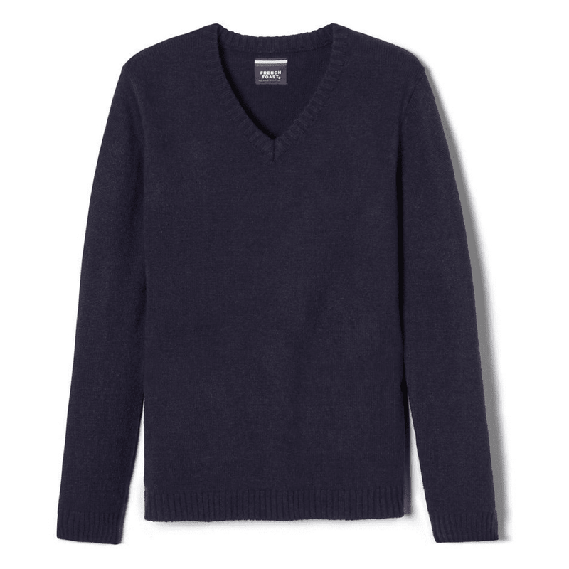 French Toast Adult V-Neck Pullover Sweater