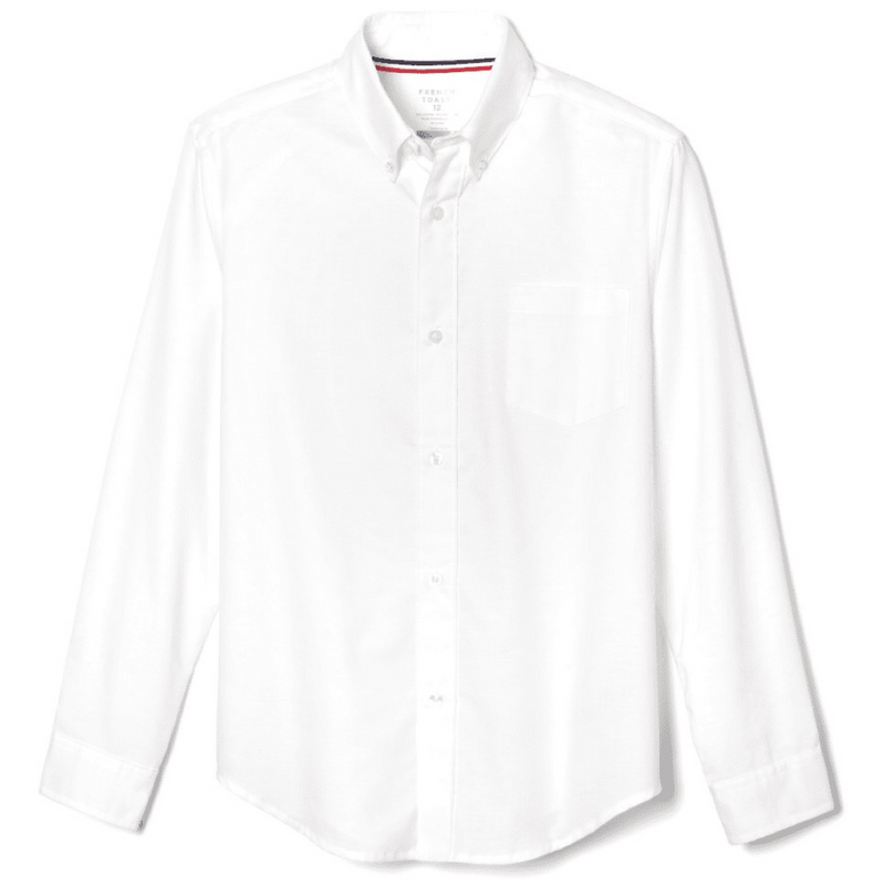 Mount Zion - Boy's / Young Men's Long Sleeve Oxford Shirt - No Logo