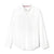 Women's/Juniors Long Sleeve Oxford - White