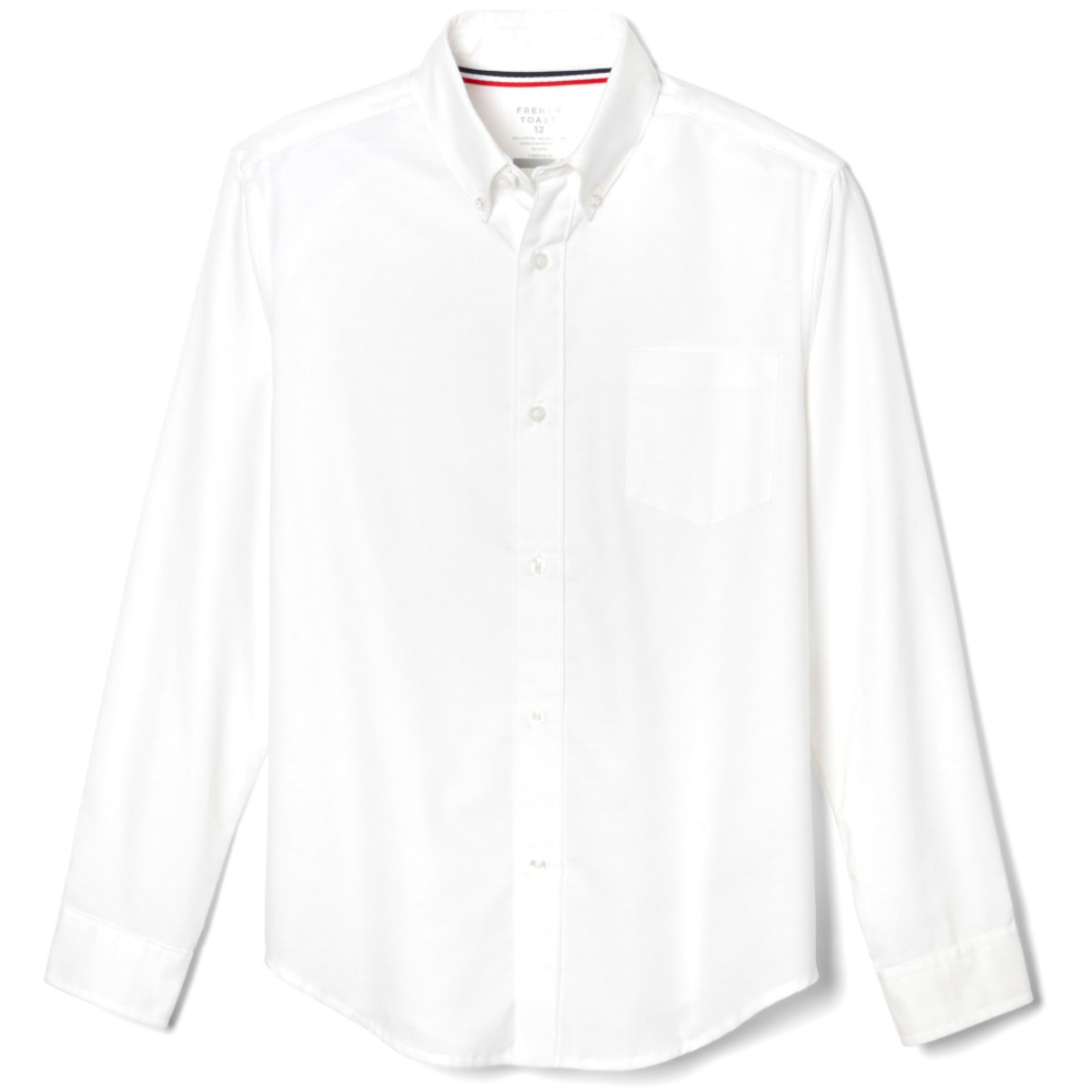 KINGS ACADEMY-CA - Co-Ed Youth / Adult Long Sleeve Oxford Shirt - No Logo