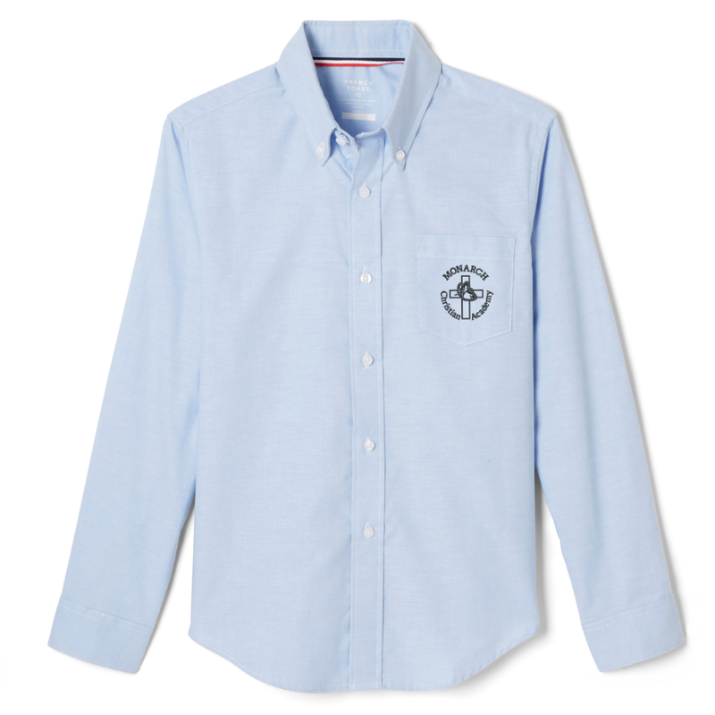 Monarch Christian Montessori - Boy's / Young Men's Long Sleeve Oxford Shirt