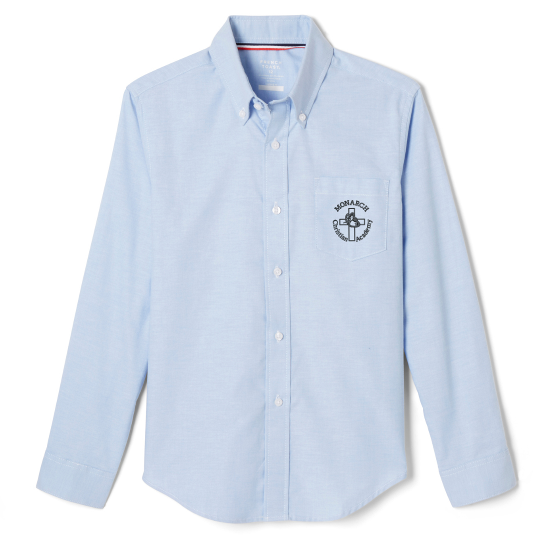 Monarch Christian Montessori - Boy's / Young Men's Long Sleeve Oxford Shirt
