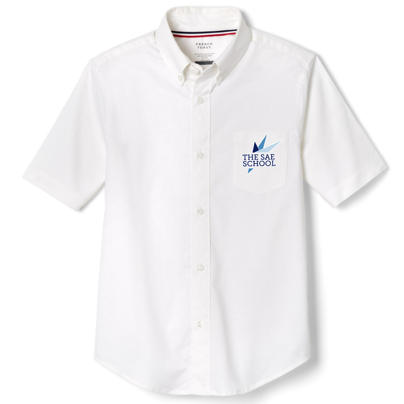 The SAE School - Boy's / Young Men's Short Sleeve Oxford Shirt
