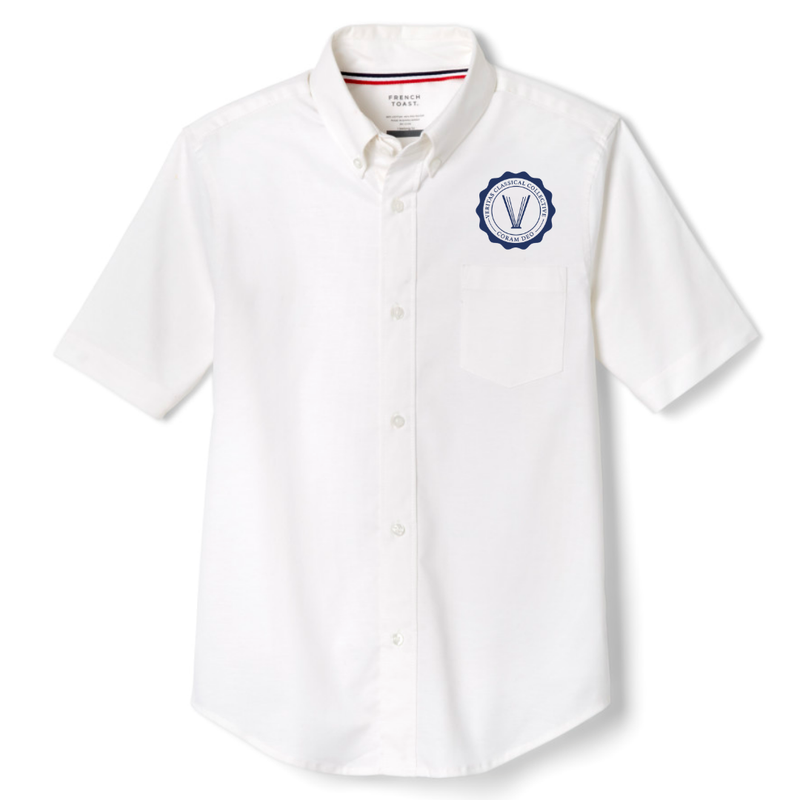 Veritas Classical - AR - Boy's / Young Men's Short Sleeve Oxford Shirt  - All Grades