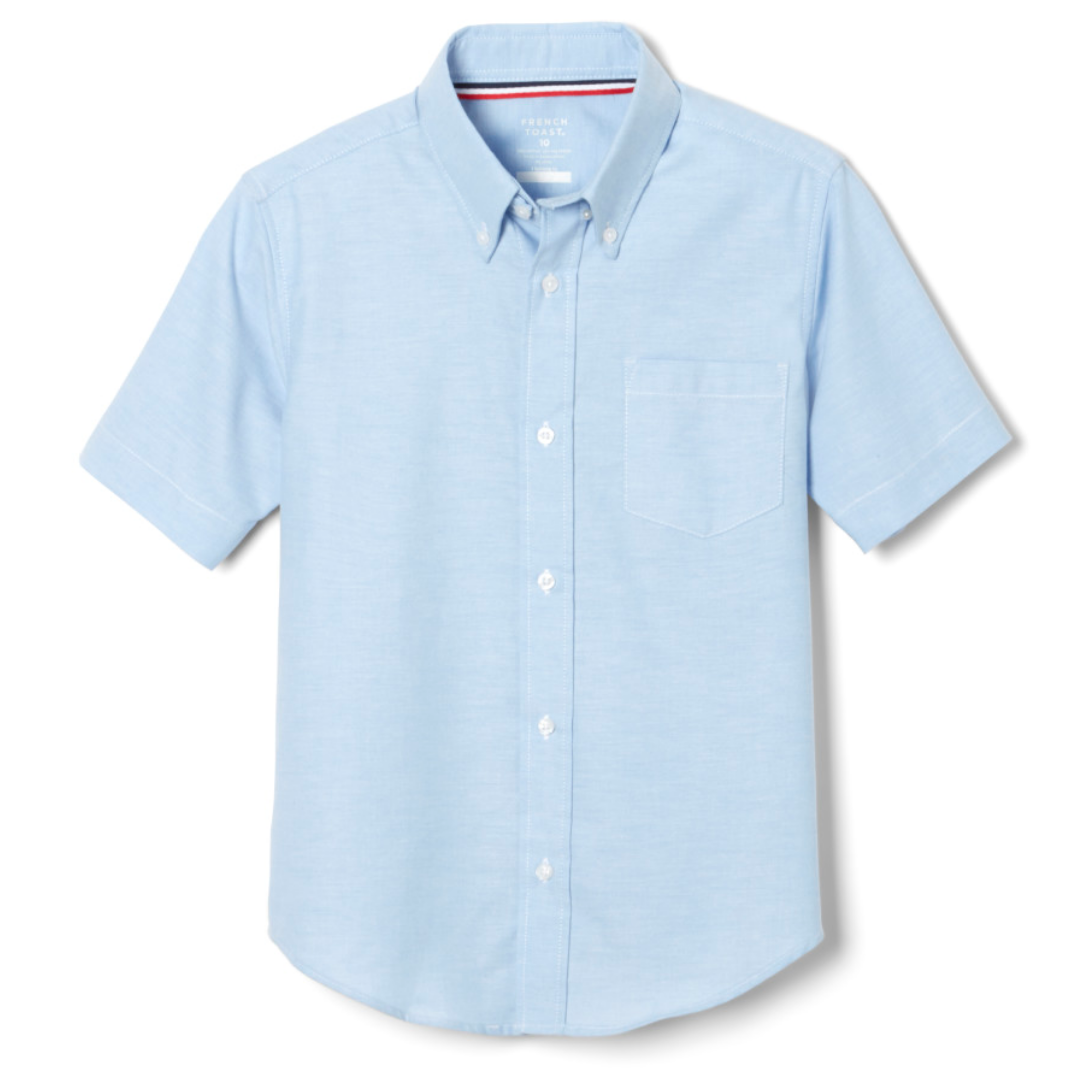 St. Peter Lutheran - Boy's / Young Men's Short Sleeve Oxford Shirt - No Logo