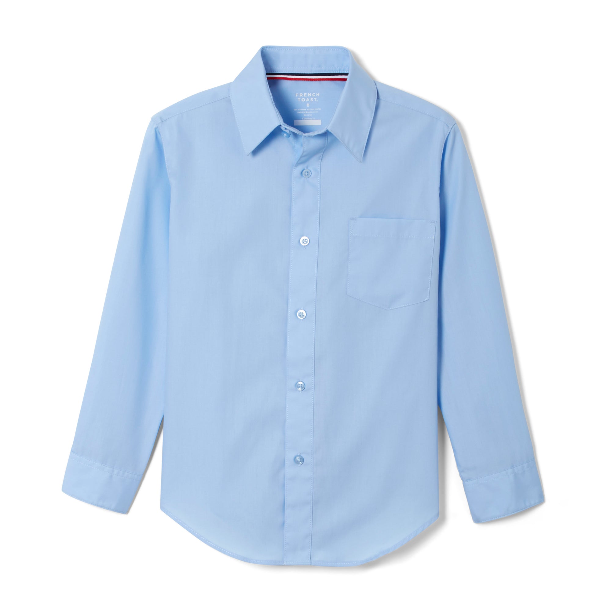 French Toast Boys Long-Sleeve Dress Shirt Light Blue / 8 French Toast Boys Long-Sleeve Dress Shirt Light Blue / 8