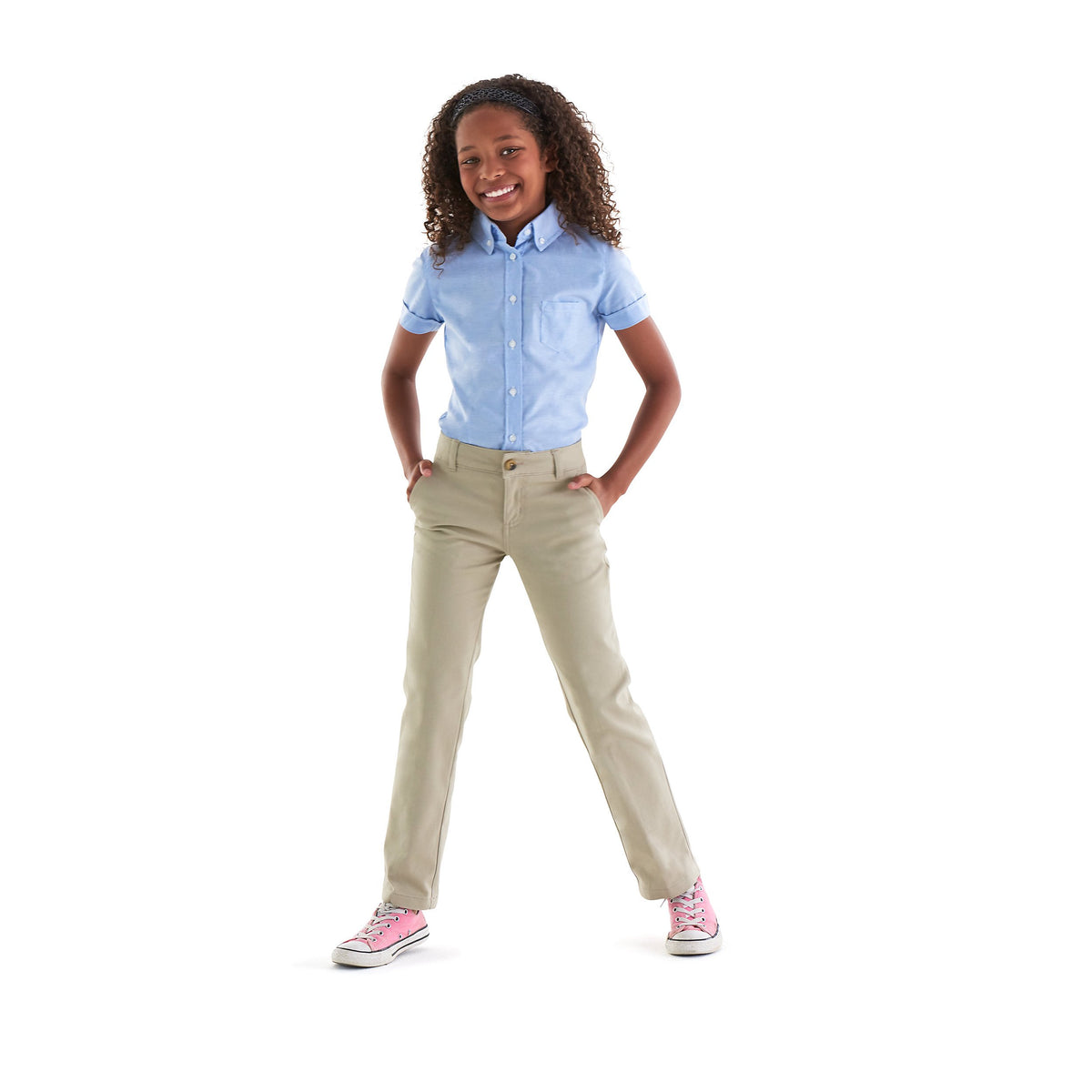 Carlsbad Prep Academy - Girls Stretch Twill Straight Leg Pants