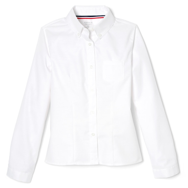 Surprise Scholé Academy - Girl's / Women's Long Sleeve Fitted Oxford Shirt - No Logo