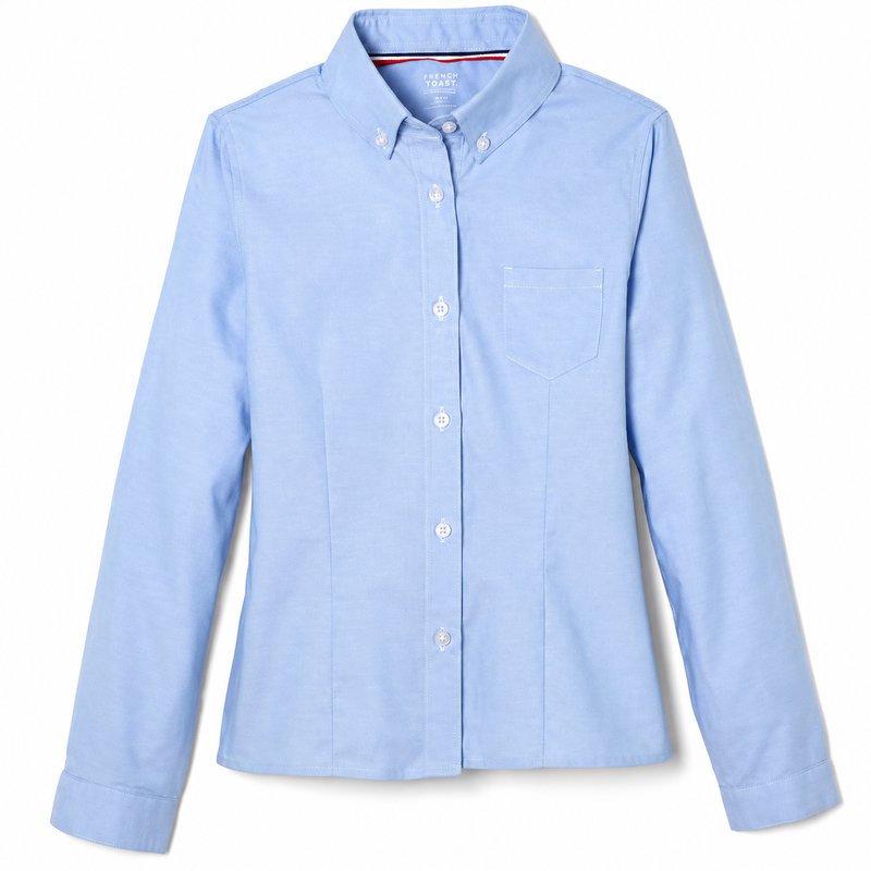 St. Peter Lutheran - Girl's / Women's Long Sleeve Fitted Oxford Shirt - No Logo