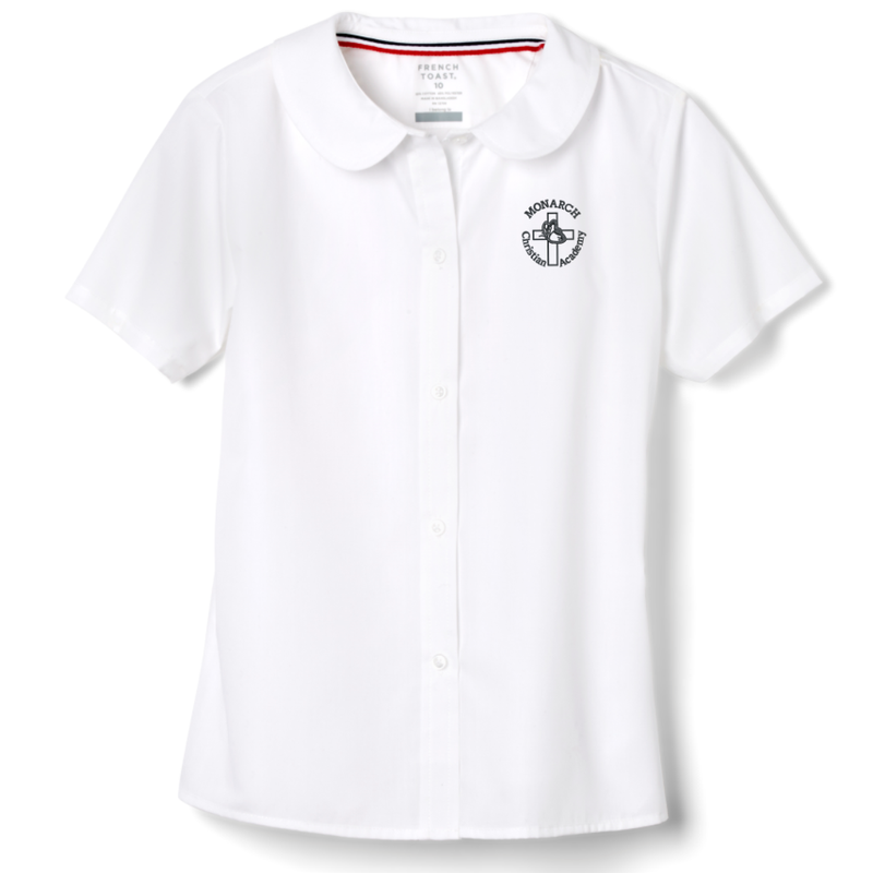 Monarch Christian Montessori - Girl's Short Sleeve Peter Pan Blouse