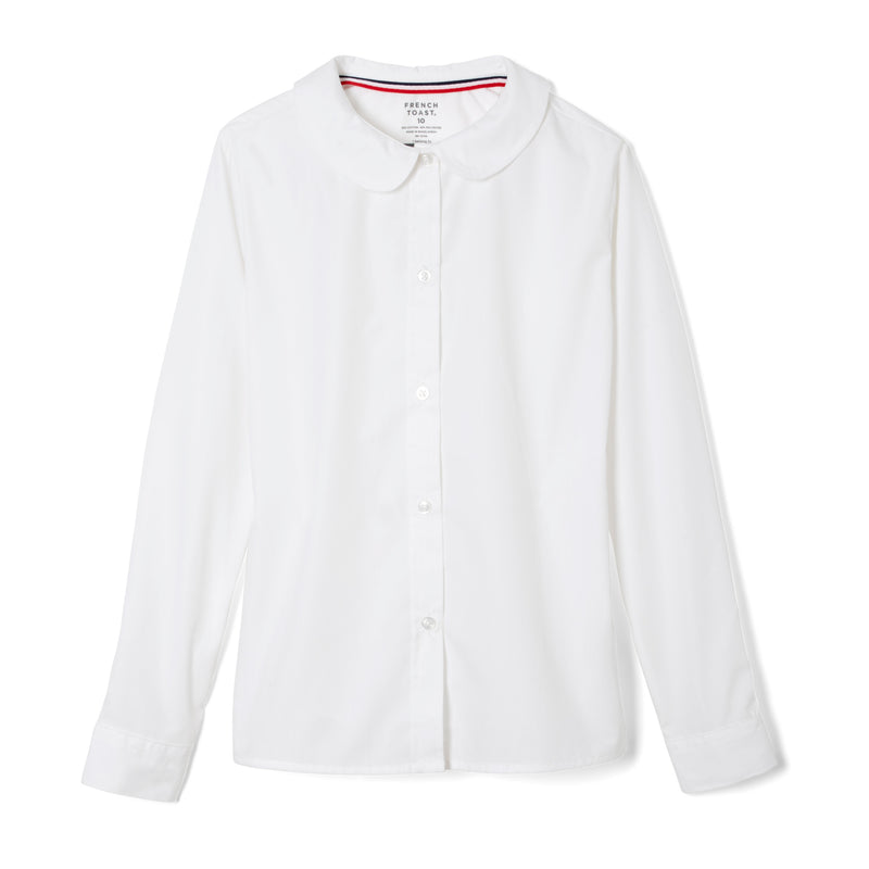 Berea Junior Academy - Girl's Long Sleeve Peter Pan Blouse - No Logo - K - 5th