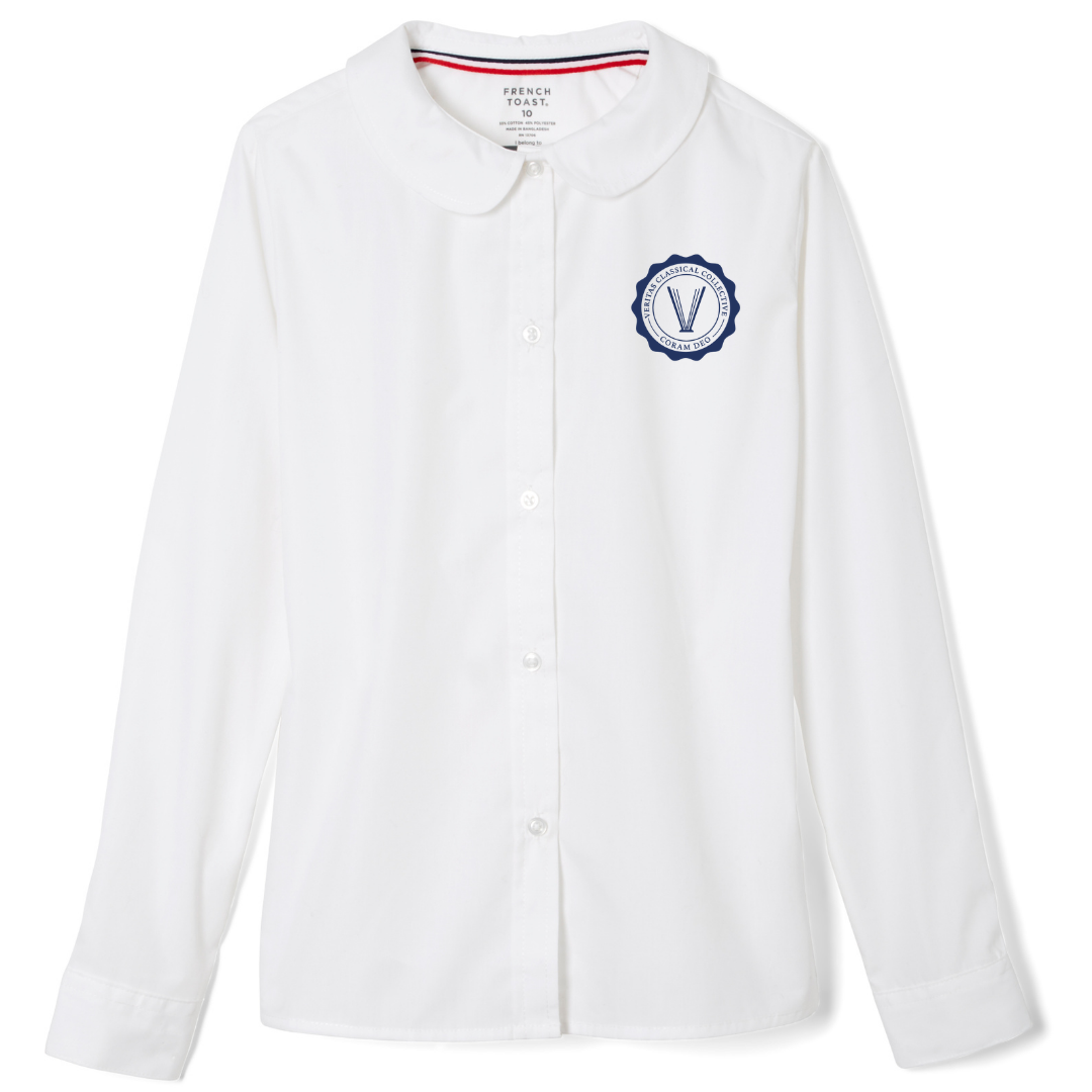 Veritas Classical - AR - Girl's Long Sleeve Peter Pan Blouse