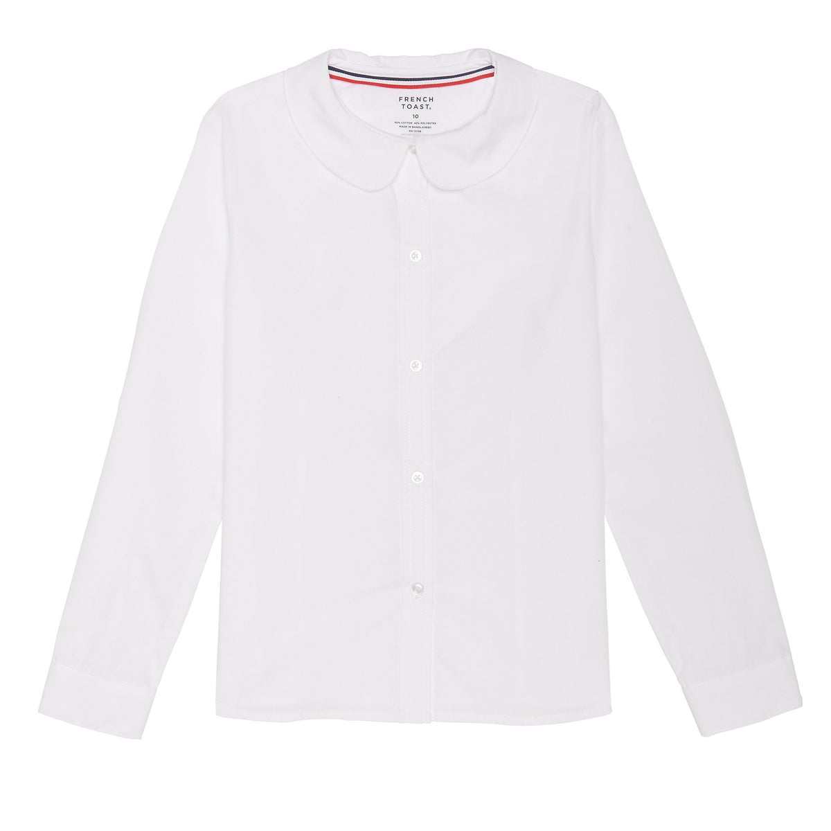 LFDCS - Girl&#39;s Plus Long Sleeve Peter Pan Blouse