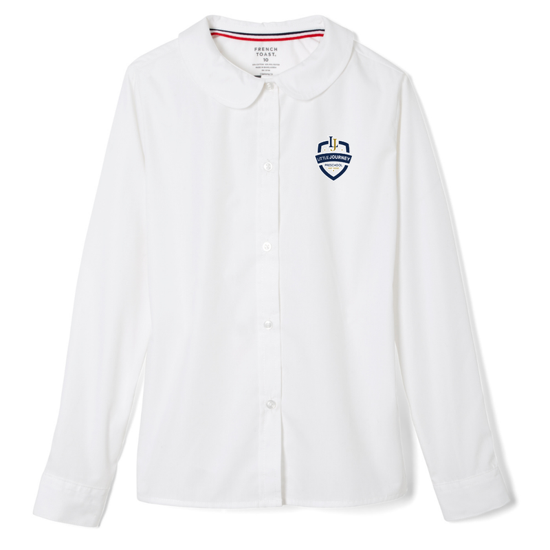 Little Journey Preschool - Girl's Long Sleeve Peter Pan Blouse