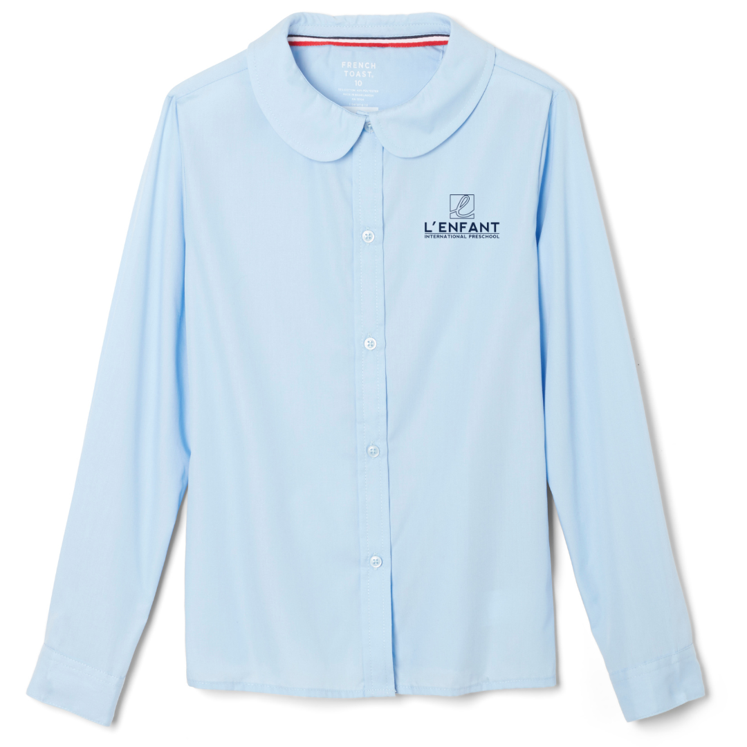 L'Enfant Montessori International Preschool - Girl's Long Sleeve Peter Pan Blouse