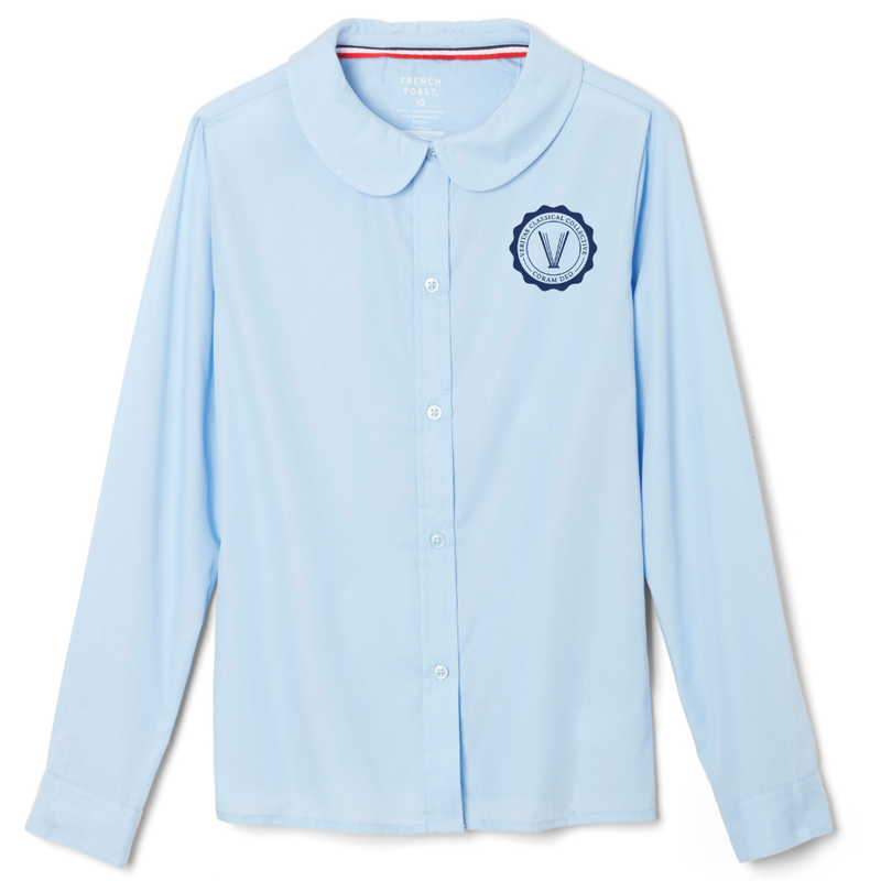 Veritas Classical - AR - Girl's Long Sleeve Peter Pan Blouse
