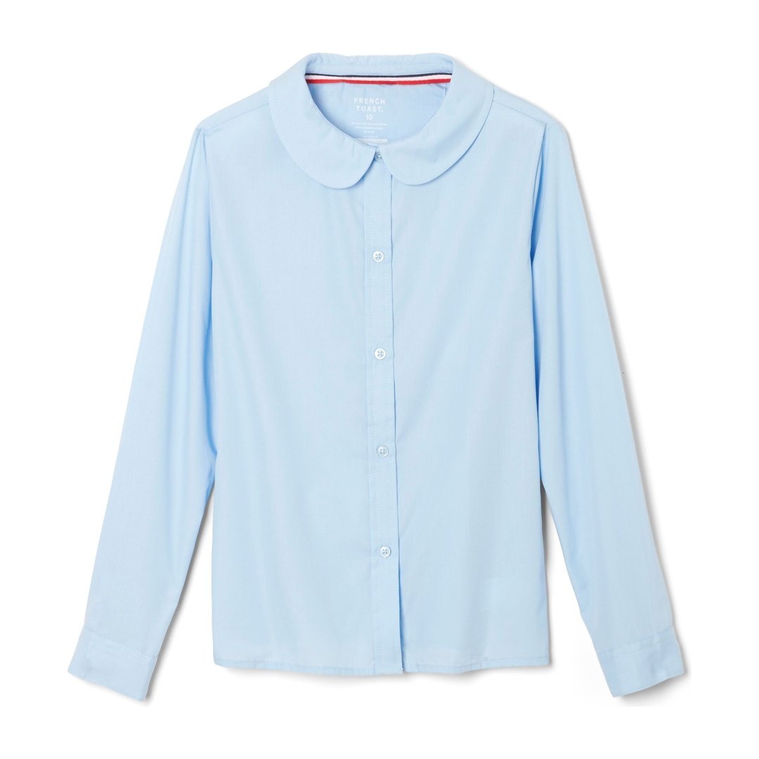 St. Bridget School - Girl&#39;s Long Sleeve Peter Pan Blouse - No Logo