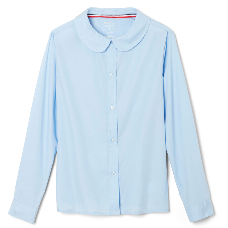 St. Peter Lutheran  - Girl's Long Sleeve Peter Pan Blouse - No Logo