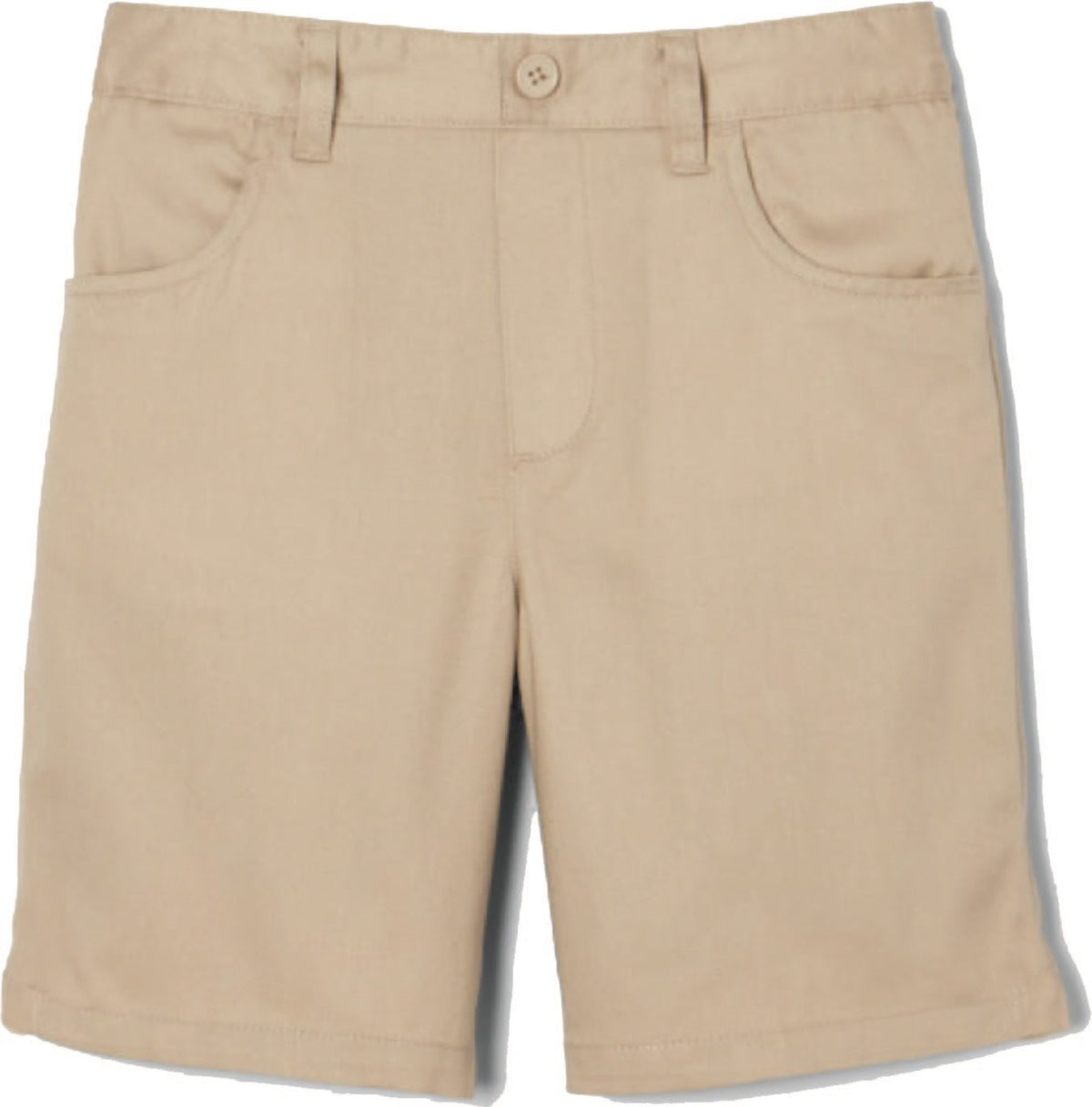 French Toast Girl&#39;s Plus Size Pull-On Twill Short
