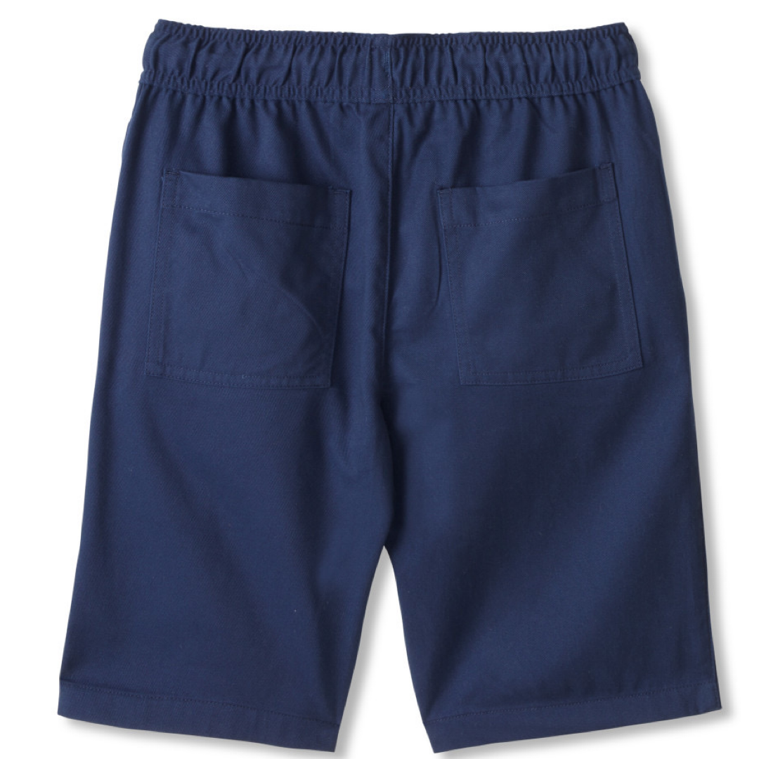 Co-Ed Pull-On  Twill Shorts with Drawstring - Online Only