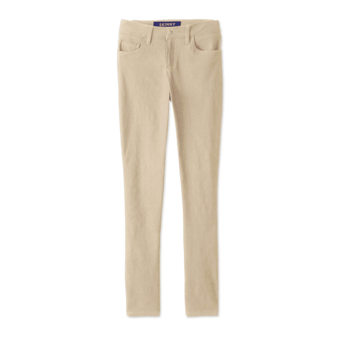 Girls Super Stretch 5 Pocket Pant - Khaki