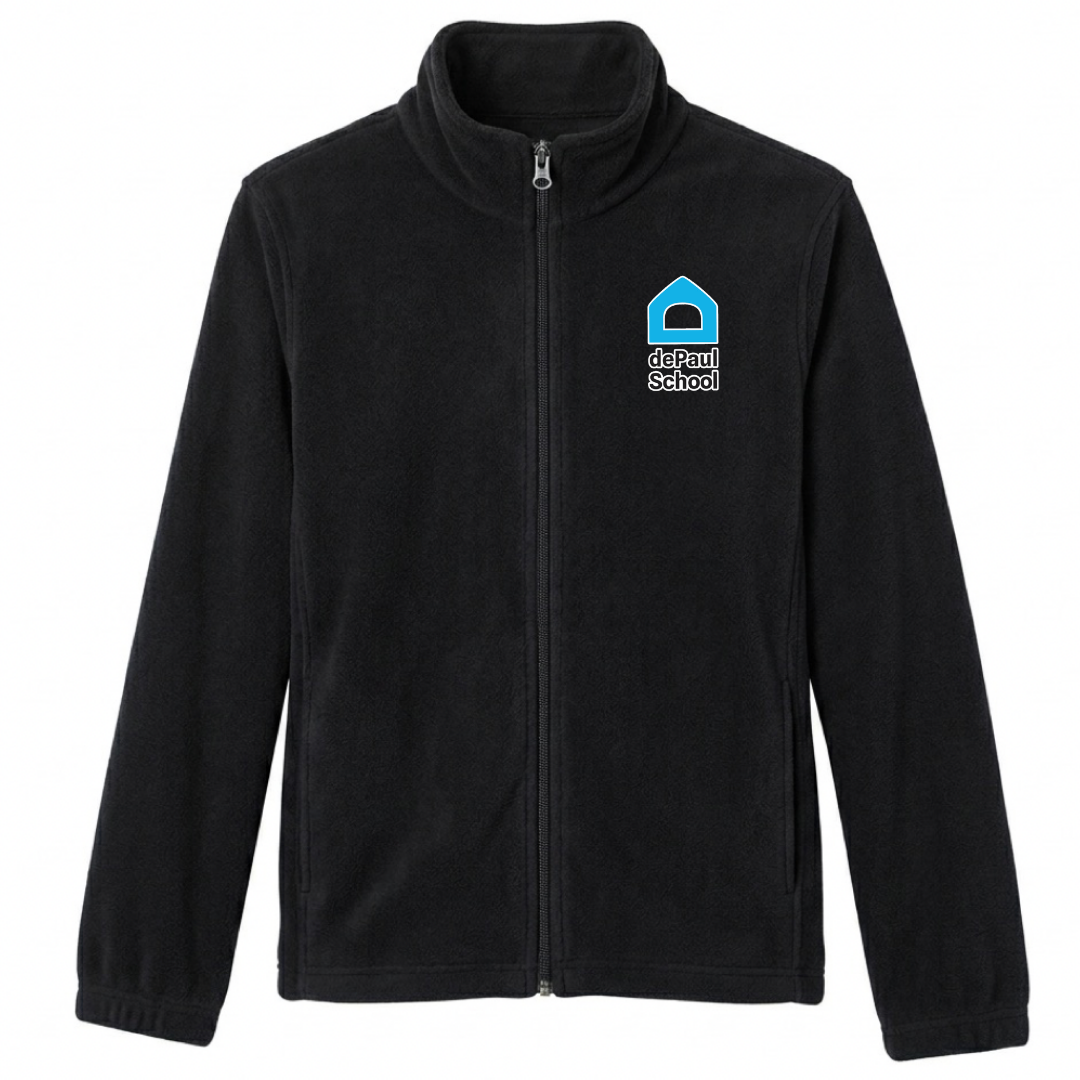 The DePAUL School - Youth / Adult Co-Ed Full Zip Microfleece Jacket