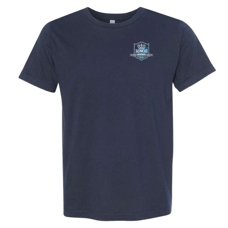 KINGS ACADEMY-CA - Youth / Adult Co-Ed Short Sleeve Gym T-Shirt