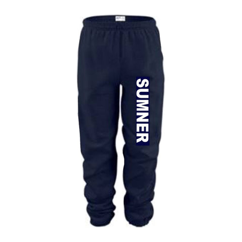 Sumner Elementary Navy Sweatpants - Adult