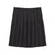 Girl's At The Knee Pleated Skirt - Plus Size - Black