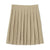 Women's Pleated Skirt To The Knee - Khaki
