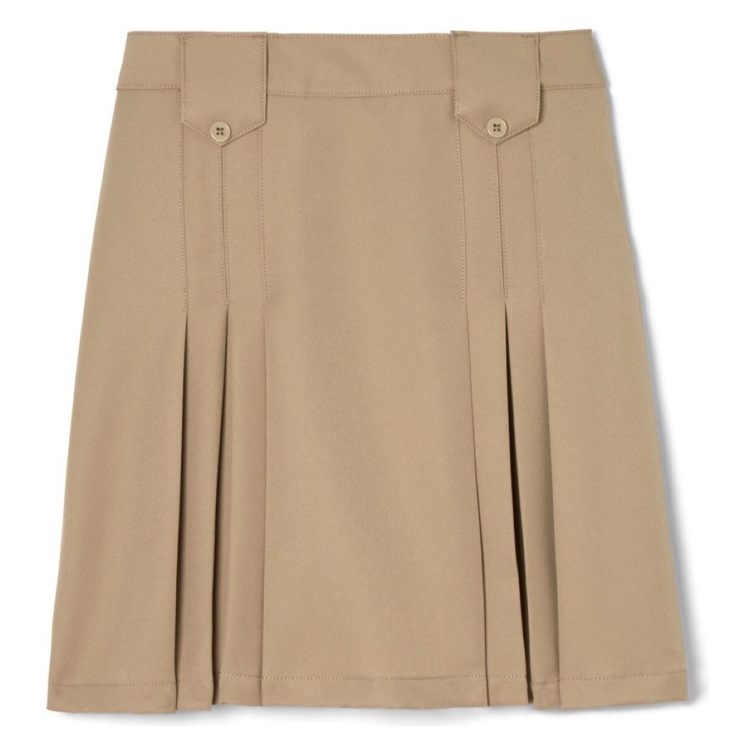 New Horizon - Women's 2 Tab Above The Knee Pleated Skirt