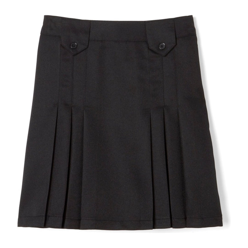 Life Academy - Girl's / Women's 2 Tab At The Knee Front Pleat Skirt