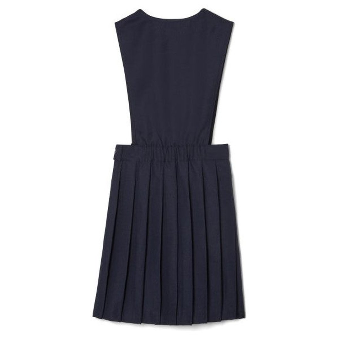 Toddler V-Neck Pleated Jumper