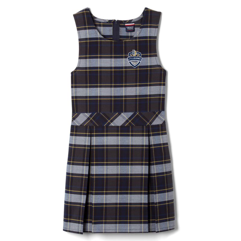 Little Journey Preschool - Girl's Plaid Box Pleat Jumper