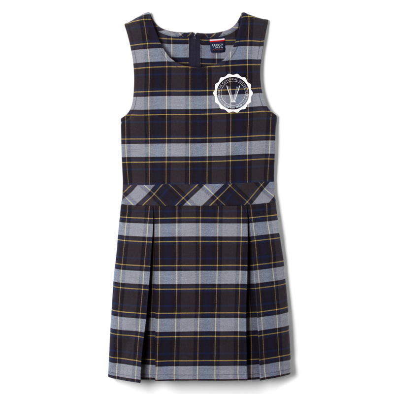 Veritas Classical - AR - Girl's Plaid Box Pleat Jumper