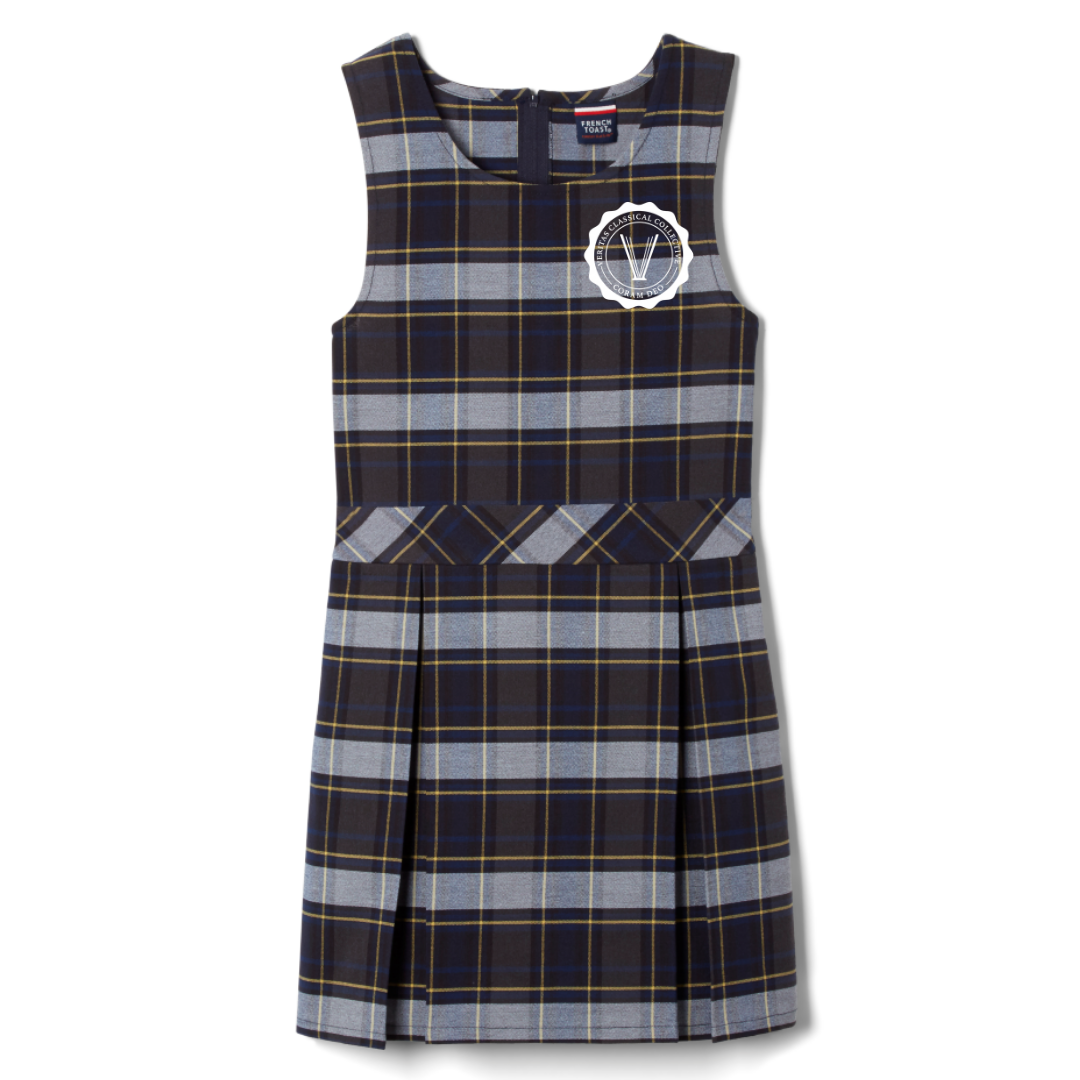 Veritas Classical - AR - Girl's Plaid Box Pleat Jumper