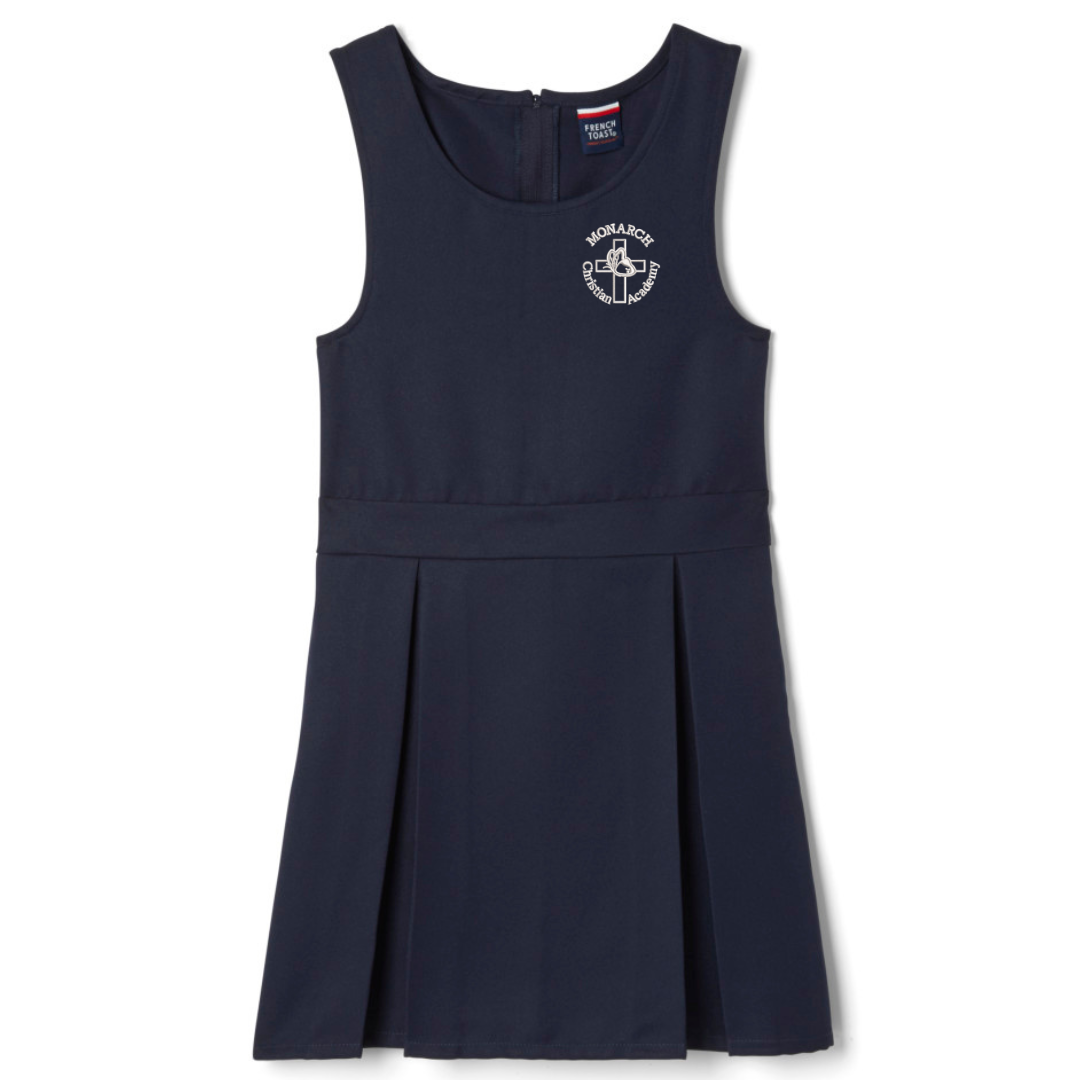 Monarch Christian Montessori - Girl's Box Pleat Jumper