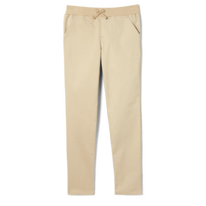 Montessori Kids   - Girl's Stretch Tie Pull-On Pants