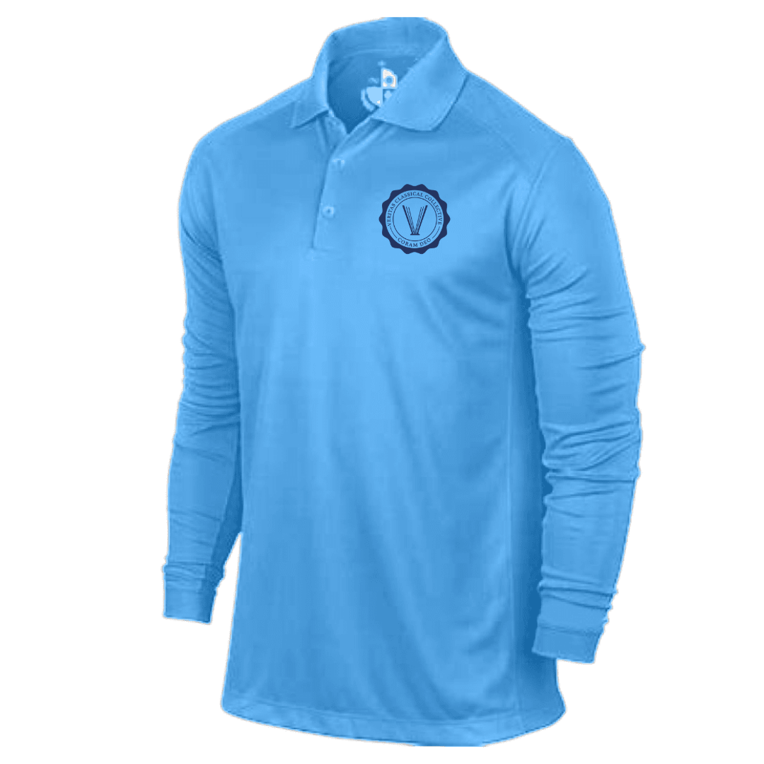 Veritas Classical - AR - Boy's Long Sleeve Performance Polo