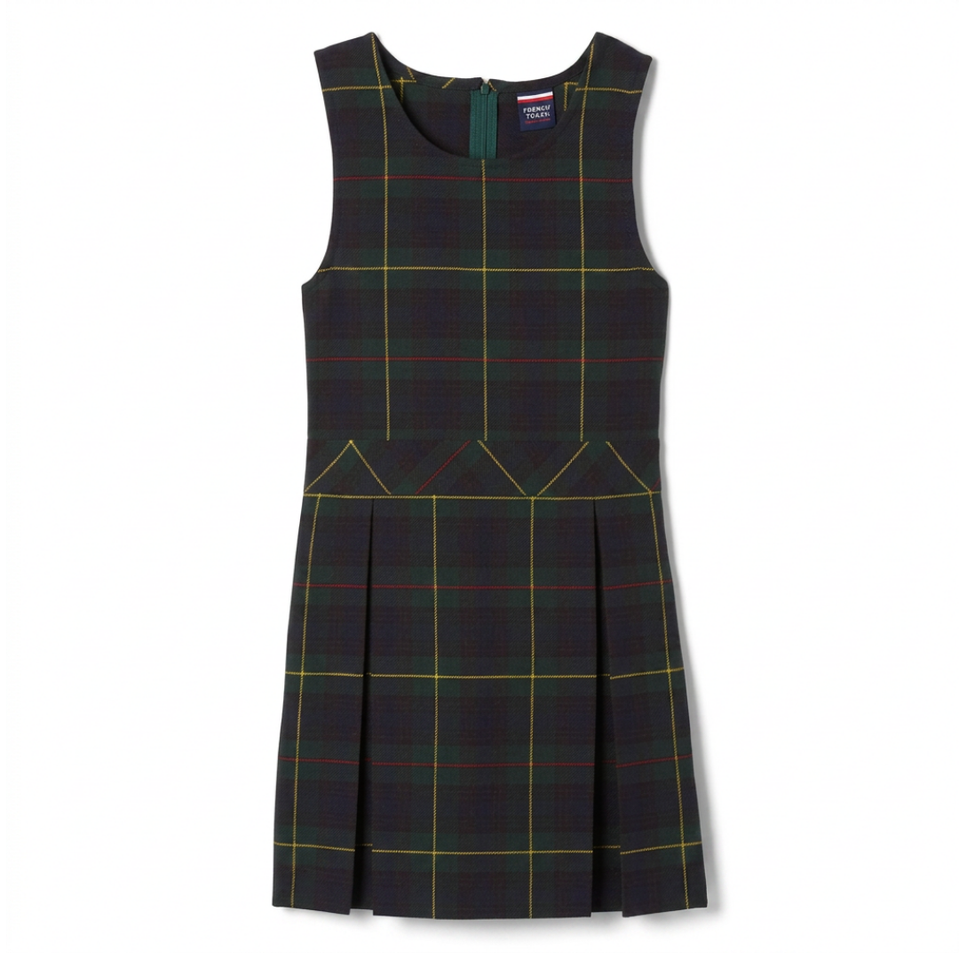 Surprise Scholé Academy - Girl's Plaid Box Pleat Plaid Jumper