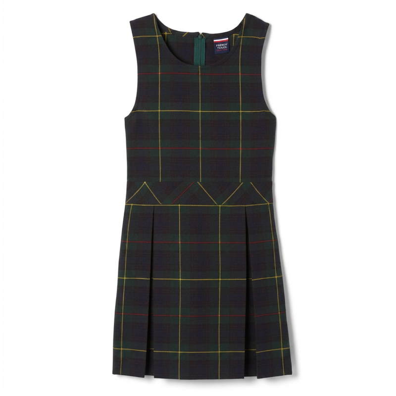 Surprise Scholé Academy - Girl's Plaid Box Pleat Plaid Jumper