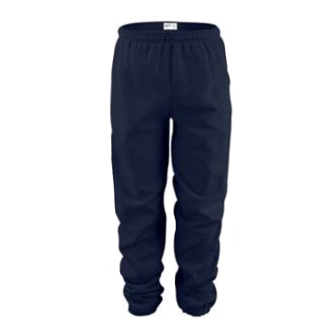 Navy Closed Bottom Sweatpants -  Adult