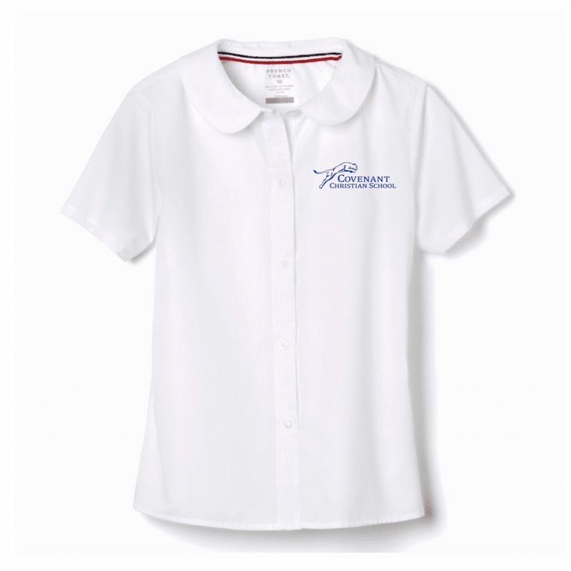 Covenant Christian School - Girl's Short Sleeve Peter Pan Blouse