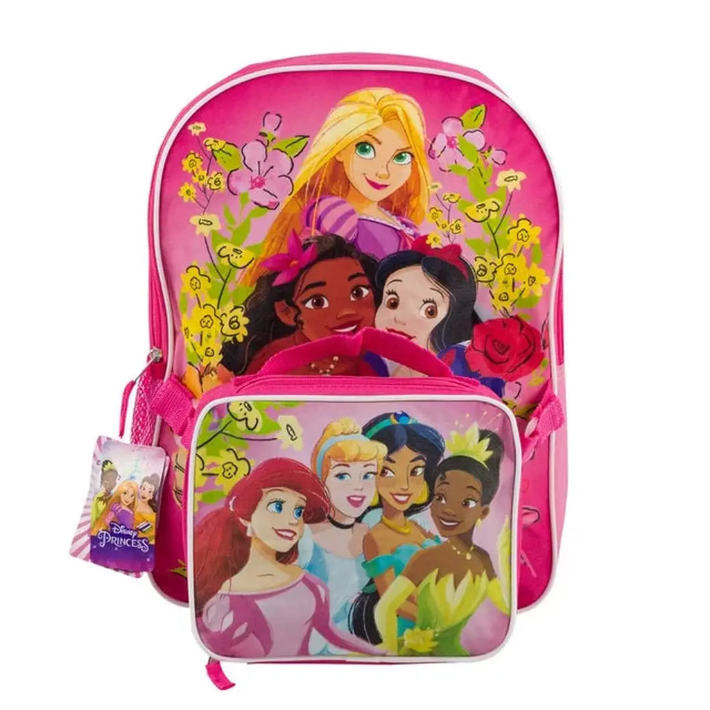Fast Forward Disney Princess Backpack W Lunch Bag