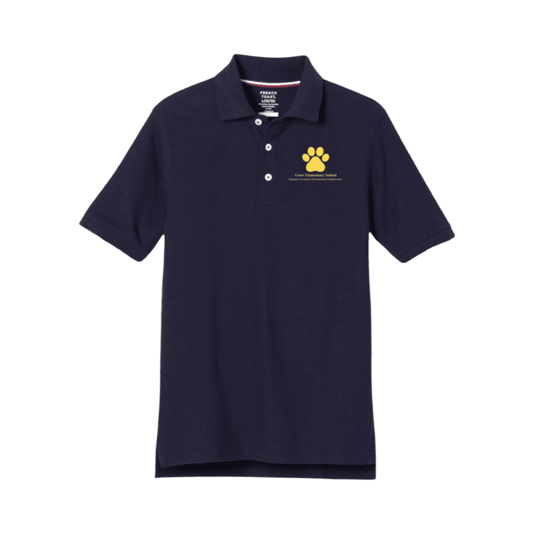 Henry Grew Elementary Short Sleeve Navy Polo - Adult