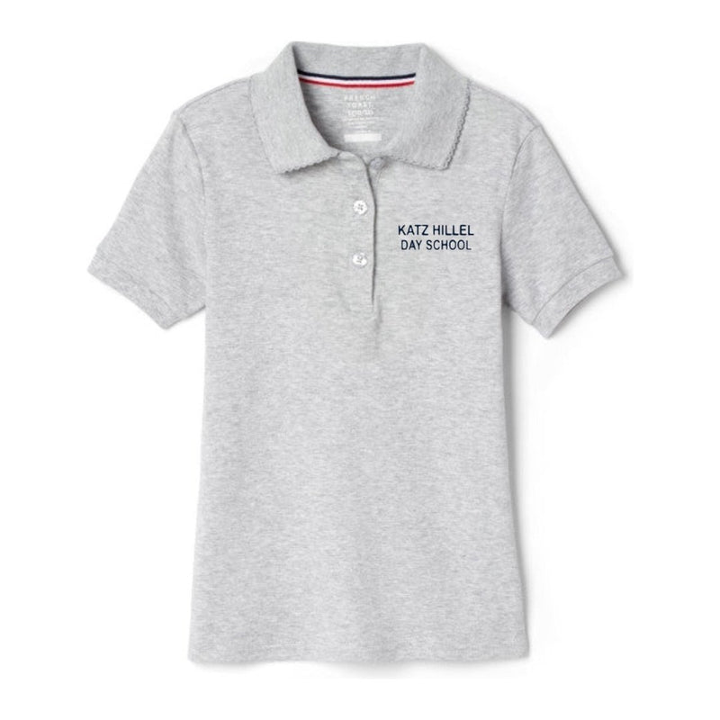 Katz Hillel Day School - Girl's Short Sleeve Picot Collar Polo