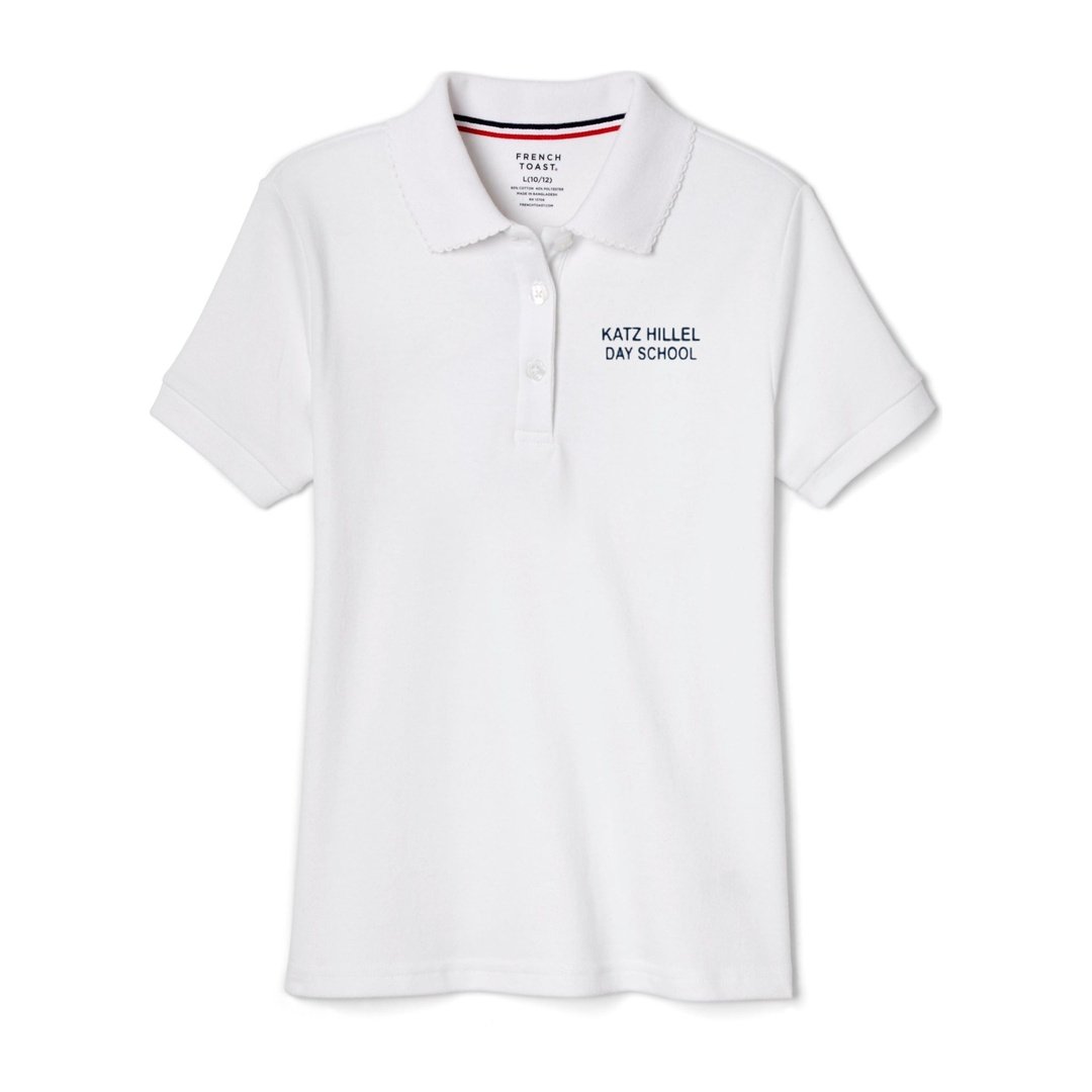 Katz Hillel Day School - Short Sleeve Picot Collar - Girls Plus Size