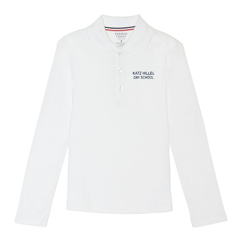 Katz Hillel Day School - Long Sleeve Picot Collar - Girls Plus Size